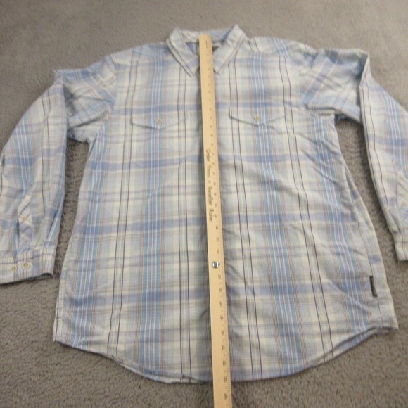 ExOfficio Mens‎ Insect Shield Button Up shirt size XL Roll Tab Fishing Hiking - Picture 6 of 9